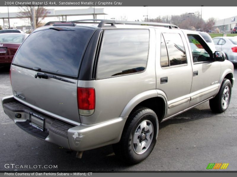 Sandalwood Metallic / Graphite Gray 2004 Chevrolet Blazer LS 4x4