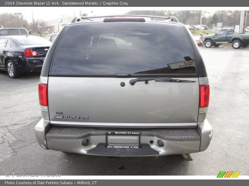 Sandalwood Metallic / Graphite Gray 2004 Chevrolet Blazer LS 4x4