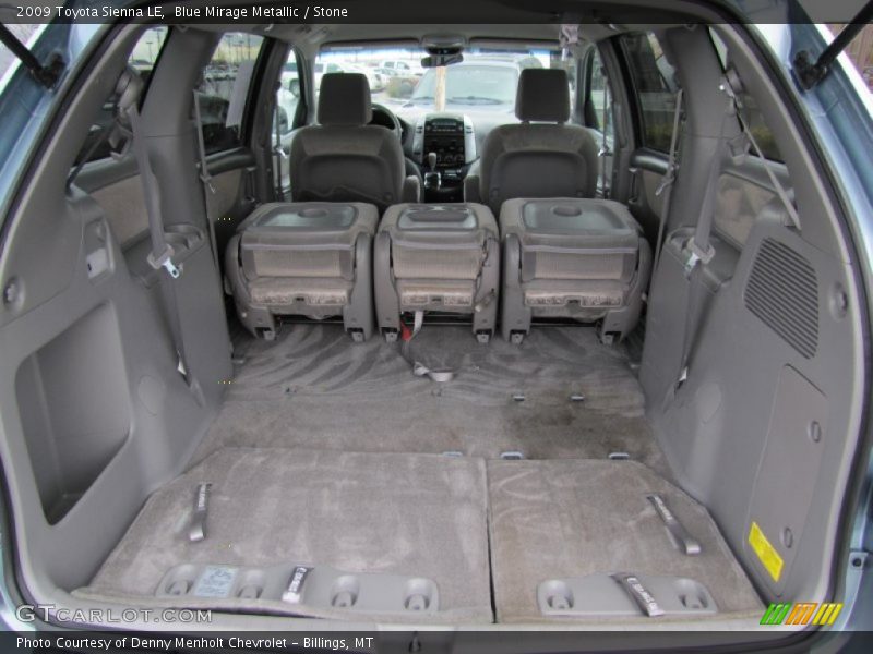 Blue Mirage Metallic / Stone 2009 Toyota Sienna LE