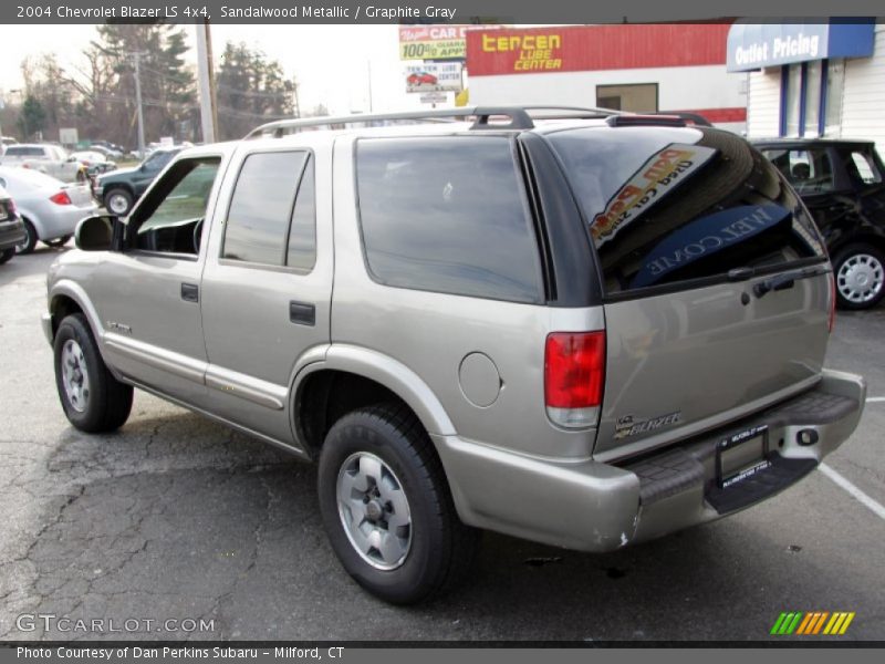 Sandalwood Metallic / Graphite Gray 2004 Chevrolet Blazer LS 4x4