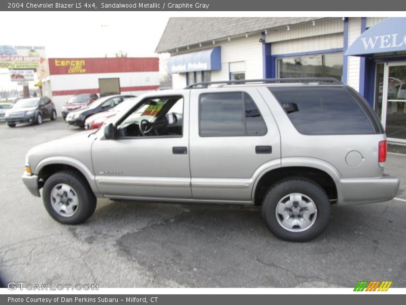 Sandalwood Metallic / Graphite Gray 2004 Chevrolet Blazer LS 4x4
