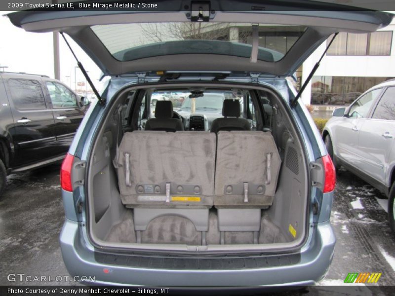 Blue Mirage Metallic / Stone 2009 Toyota Sienna LE