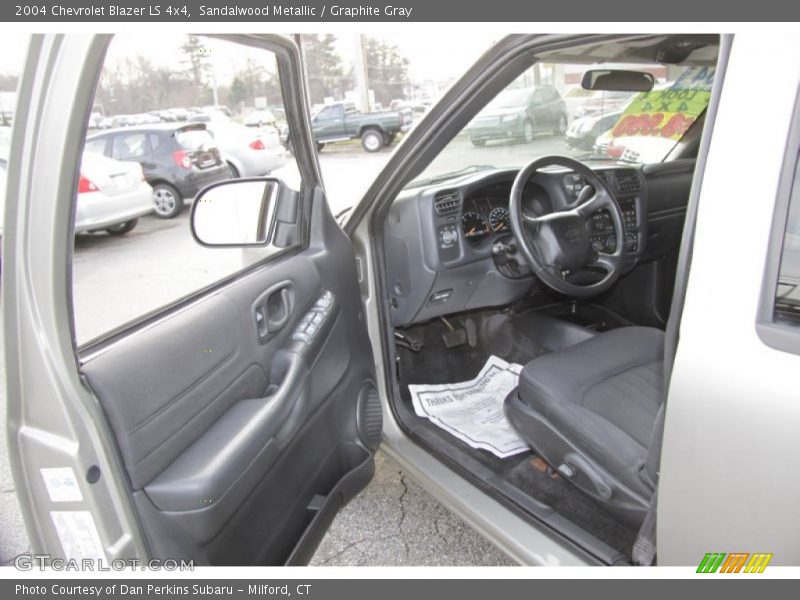 Sandalwood Metallic / Graphite Gray 2004 Chevrolet Blazer LS 4x4
