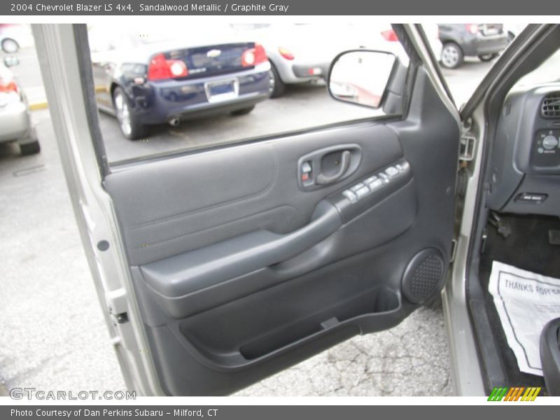 Sandalwood Metallic / Graphite Gray 2004 Chevrolet Blazer LS 4x4