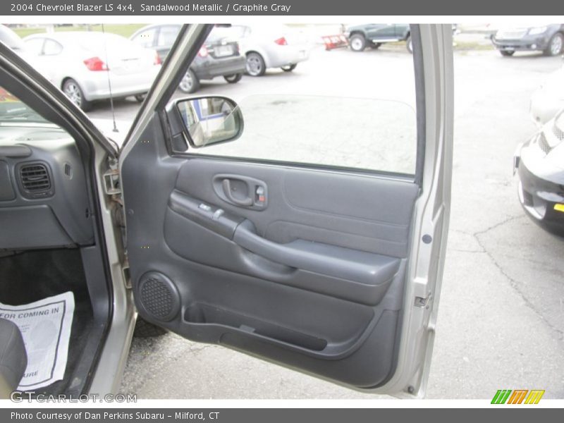 Sandalwood Metallic / Graphite Gray 2004 Chevrolet Blazer LS 4x4