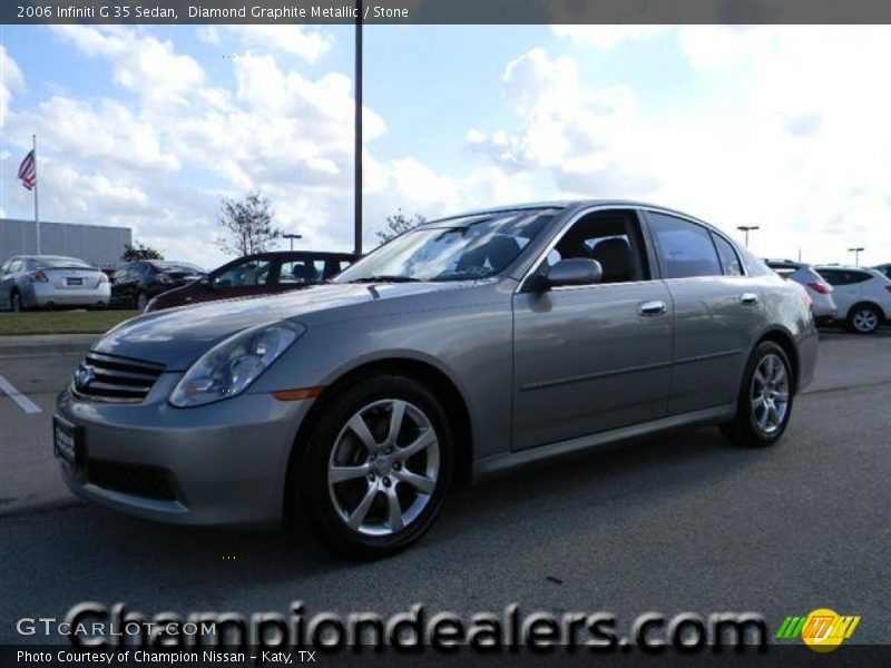 Diamond Graphite Metallic / Stone 2006 Infiniti G 35 Sedan