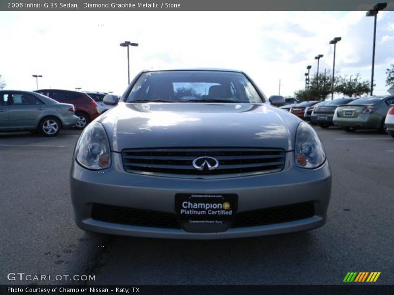 Diamond Graphite Metallic / Stone 2006 Infiniti G 35 Sedan
