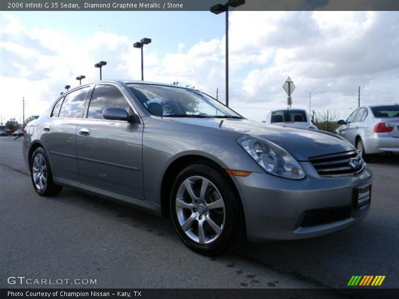Diamond Graphite Metallic / Stone 2006 Infiniti G 35 Sedan