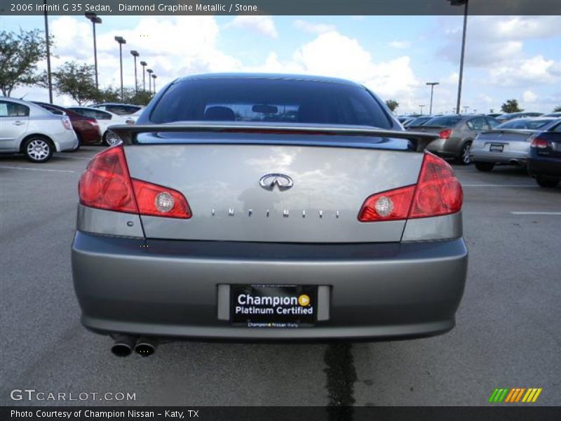 Diamond Graphite Metallic / Stone 2006 Infiniti G 35 Sedan