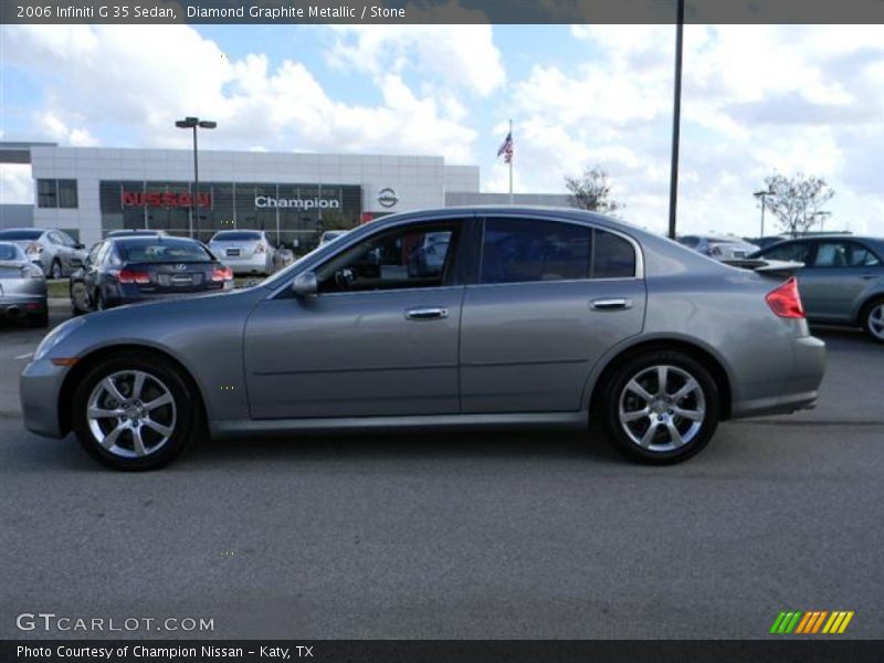 Diamond Graphite Metallic / Stone 2006 Infiniti G 35 Sedan