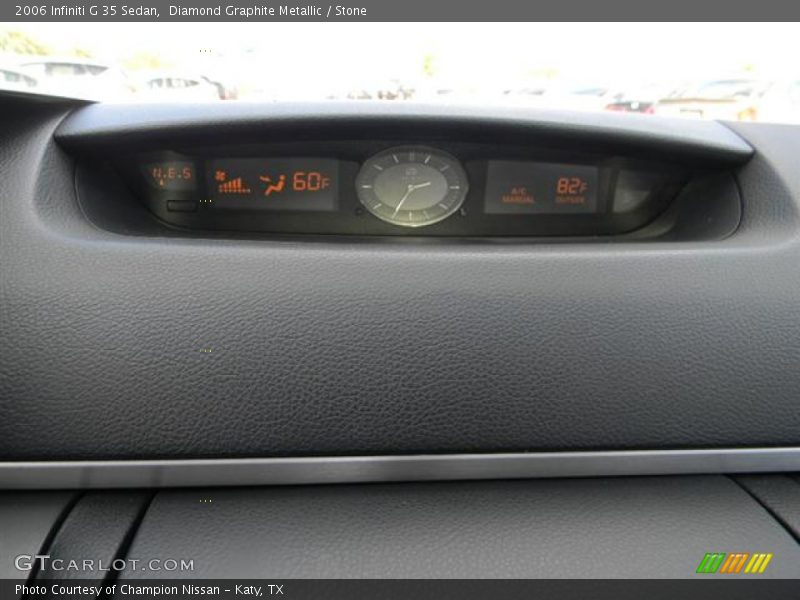 Diamond Graphite Metallic / Stone 2006 Infiniti G 35 Sedan