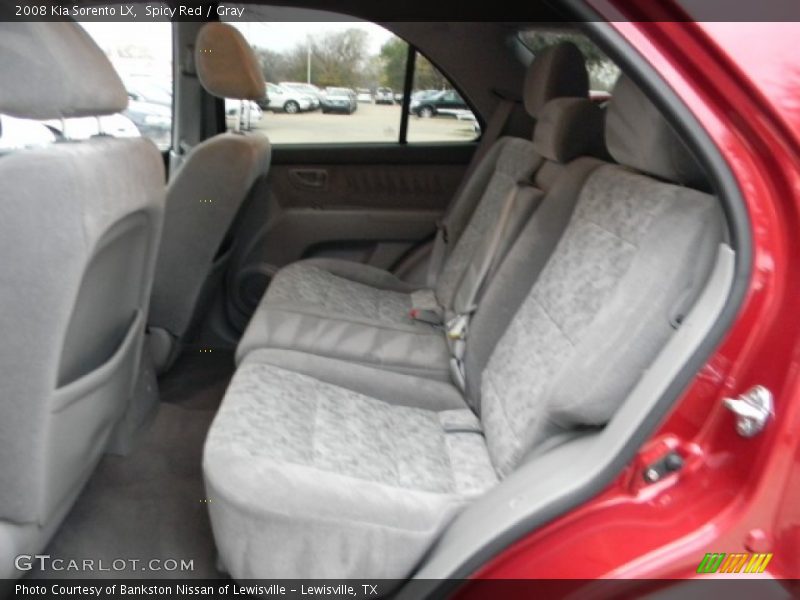 Spicy Red / Gray 2008 Kia Sorento LX