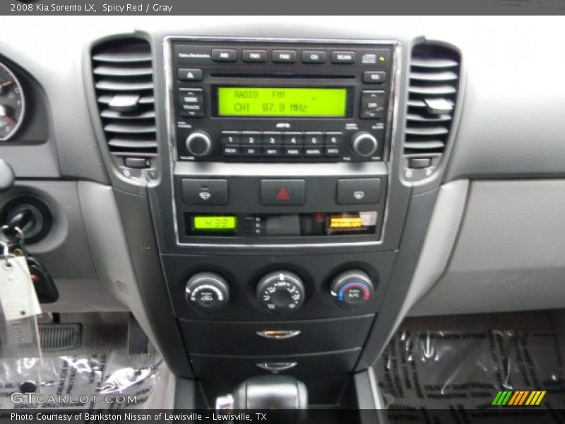 Spicy Red / Gray 2008 Kia Sorento LX