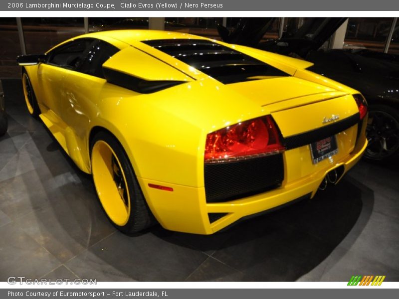 Giallo Evros (Yellow) / Nero Perseus 2006 Lamborghini Murcielago Coupe