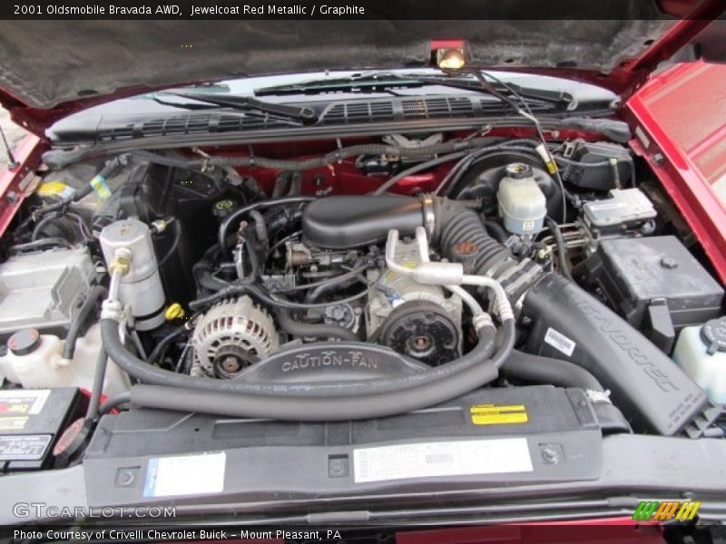  2001 Bravada AWD Engine - 4.3 Liter OHV 12-Valve V6