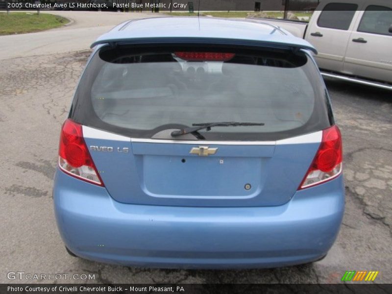 Pastel Blue Metallic / Gray 2005 Chevrolet Aveo LS Hatchback