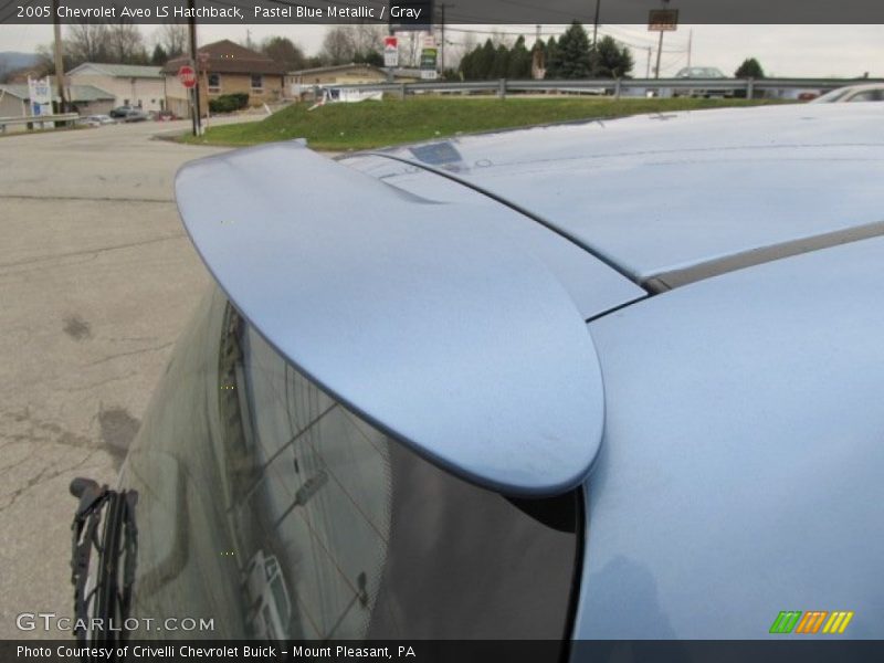 Pastel Blue Metallic / Gray 2005 Chevrolet Aveo LS Hatchback