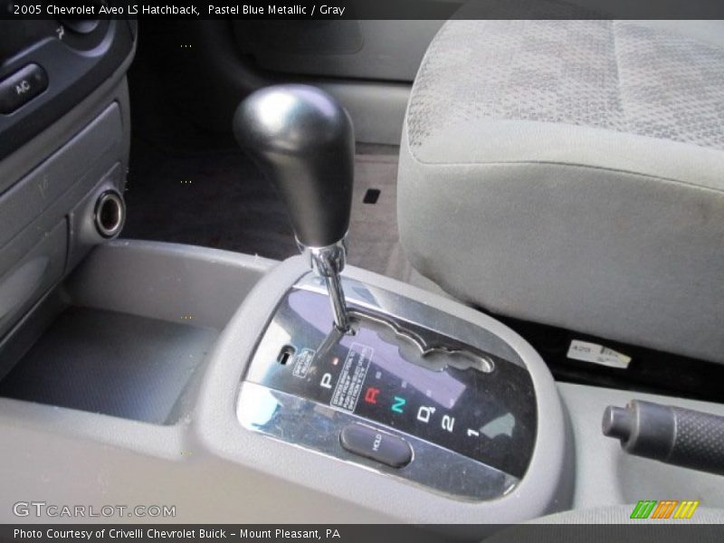 Pastel Blue Metallic / Gray 2005 Chevrolet Aveo LS Hatchback