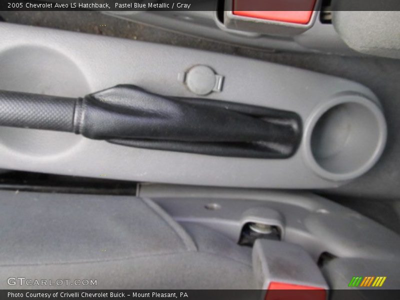 Pastel Blue Metallic / Gray 2005 Chevrolet Aveo LS Hatchback