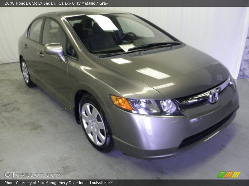 Galaxy Gray Metallic / Gray 2008 Honda Civic LX Sedan