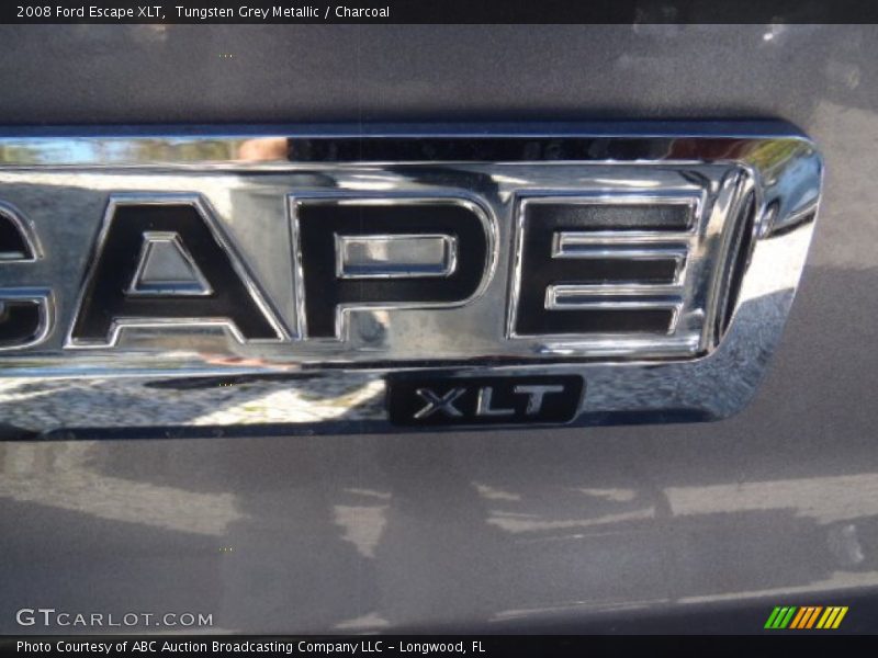 Tungsten Grey Metallic / Charcoal 2008 Ford Escape XLT