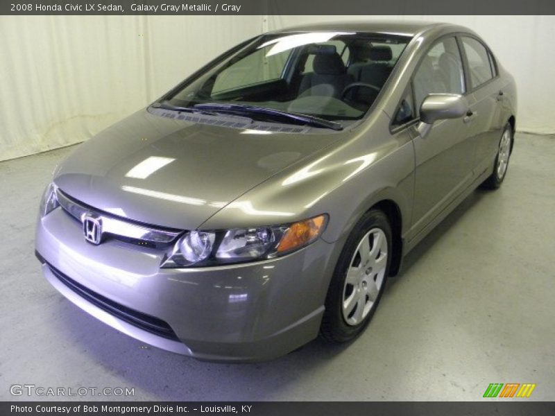 Galaxy Gray Metallic / Gray 2008 Honda Civic LX Sedan
