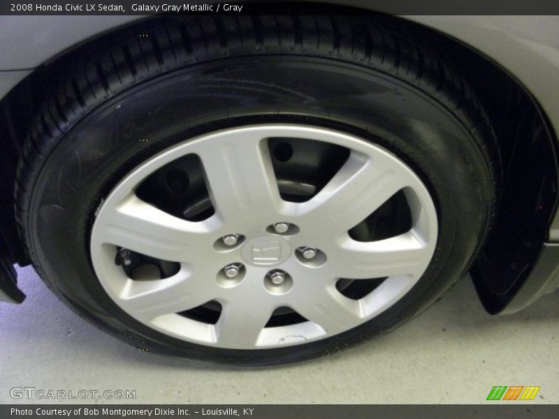 Galaxy Gray Metallic / Gray 2008 Honda Civic LX Sedan