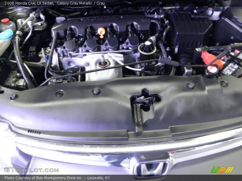 Galaxy Gray Metallic / Gray 2008 Honda Civic LX Sedan