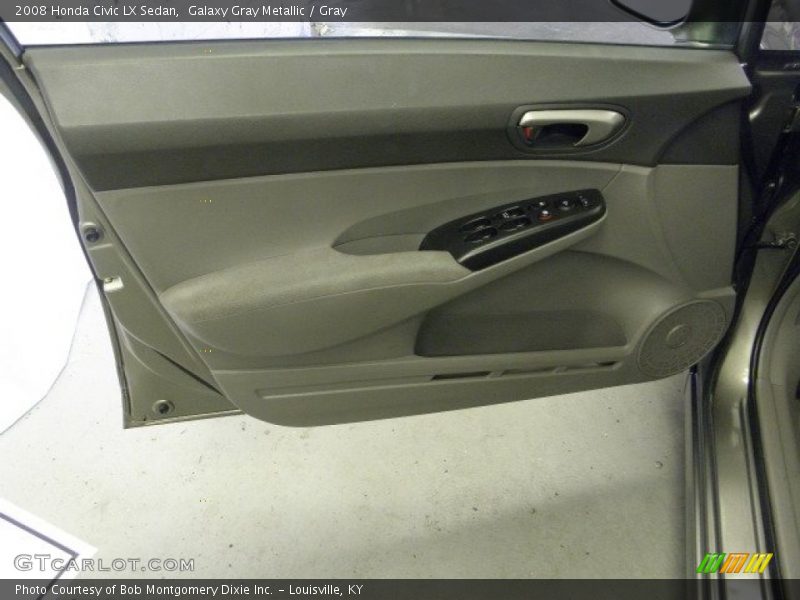 Galaxy Gray Metallic / Gray 2008 Honda Civic LX Sedan
