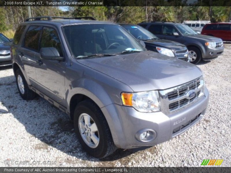 Tungsten Grey Metallic / Charcoal 2008 Ford Escape XLT
