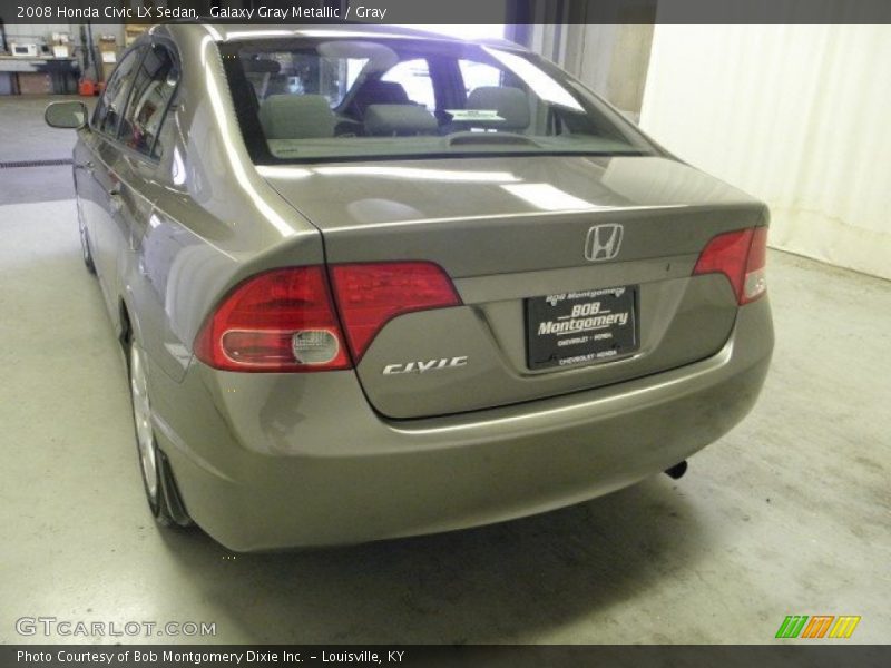 Galaxy Gray Metallic / Gray 2008 Honda Civic LX Sedan