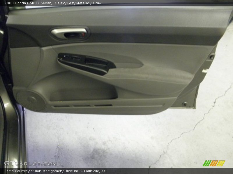 Galaxy Gray Metallic / Gray 2008 Honda Civic LX Sedan
