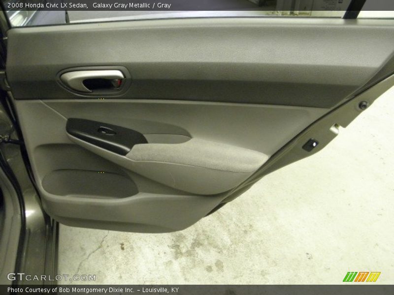 Galaxy Gray Metallic / Gray 2008 Honda Civic LX Sedan