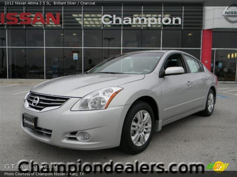 Brilliant Silver / Charcoal 2012 Nissan Altima 2.5 SL