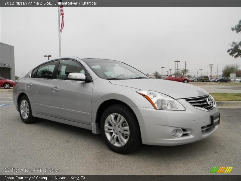 Brilliant Silver / Charcoal 2012 Nissan Altima 2.5 SL