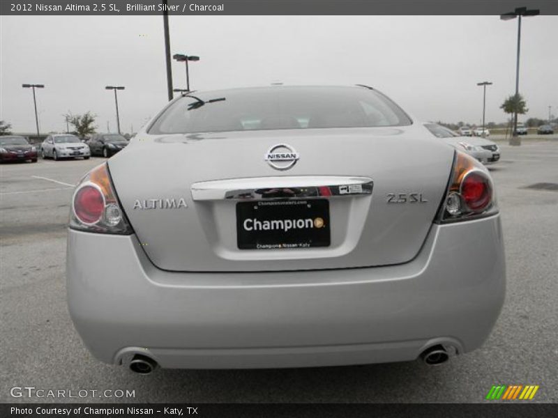 Brilliant Silver / Charcoal 2012 Nissan Altima 2.5 SL