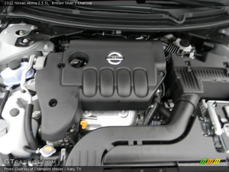Brilliant Silver / Charcoal 2012 Nissan Altima 2.5 SL