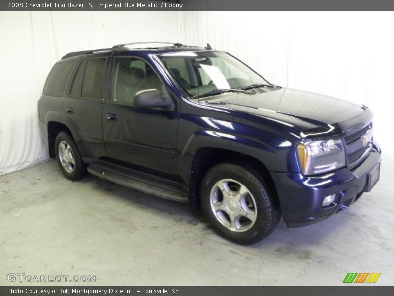 Imperial Blue Metallic / Ebony 2008 Chevrolet TrailBlazer LS