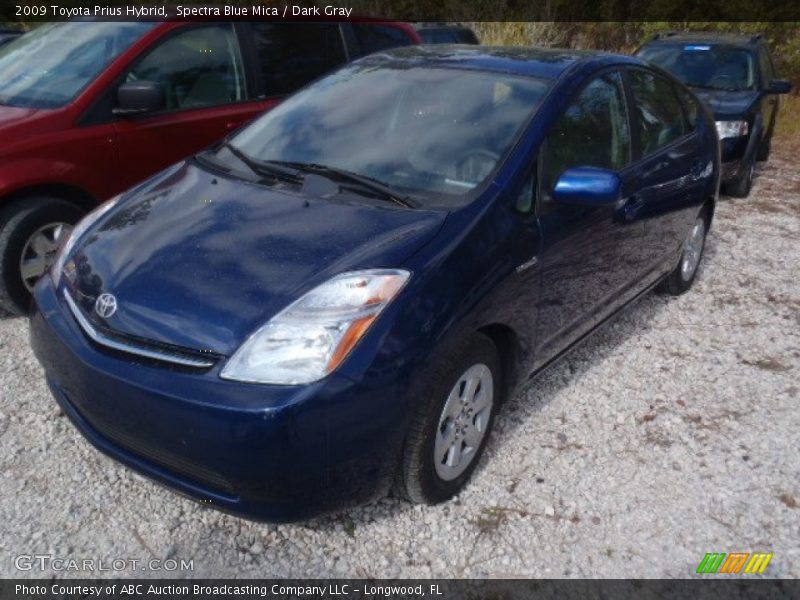 Spectra Blue Mica / Dark Gray 2009 Toyota Prius Hybrid