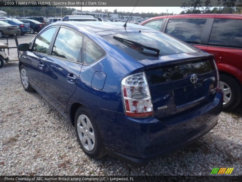Spectra Blue Mica / Dark Gray 2009 Toyota Prius Hybrid
