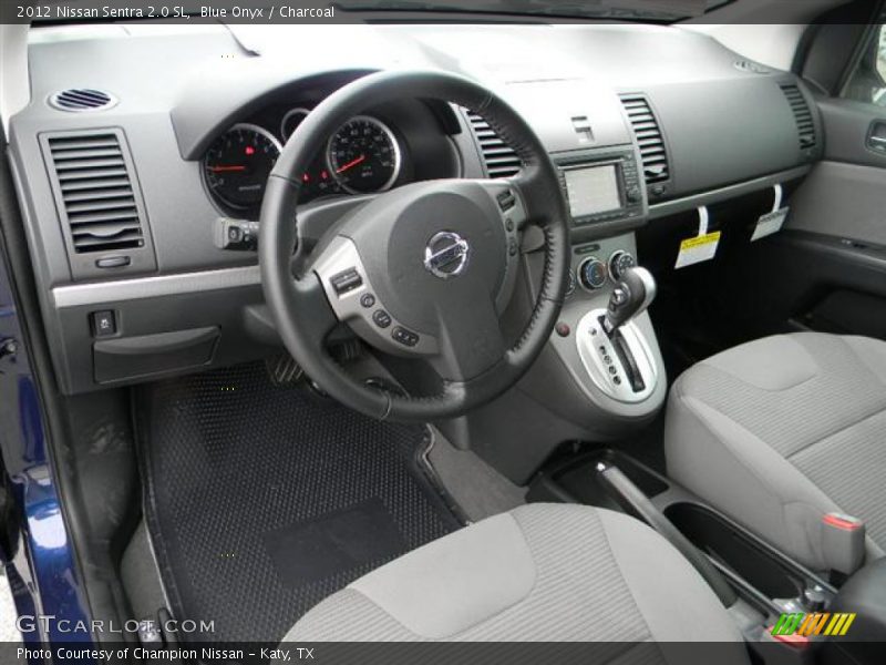  2012 Sentra 2.0 SL Charcoal Interior