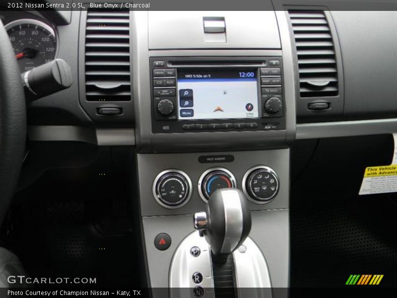 Blue Onyx / Charcoal 2012 Nissan Sentra 2.0 SL