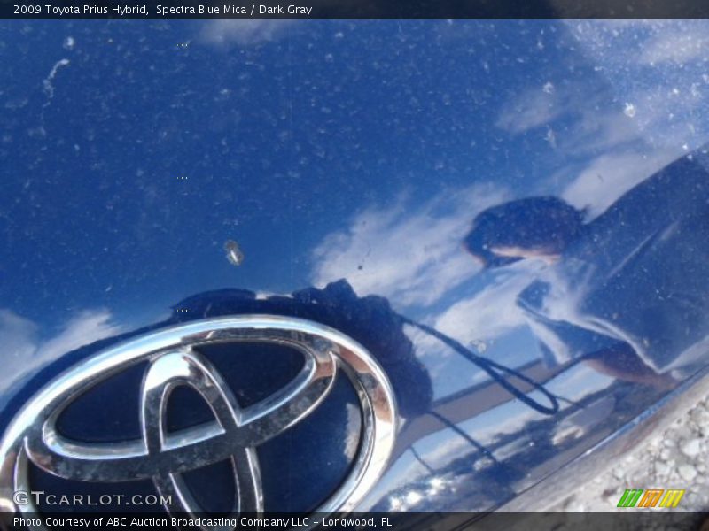 Spectra Blue Mica / Dark Gray 2009 Toyota Prius Hybrid