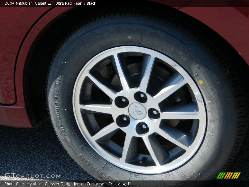 Ultra Red Pearl / Black 2004 Mitsubishi Galant ES