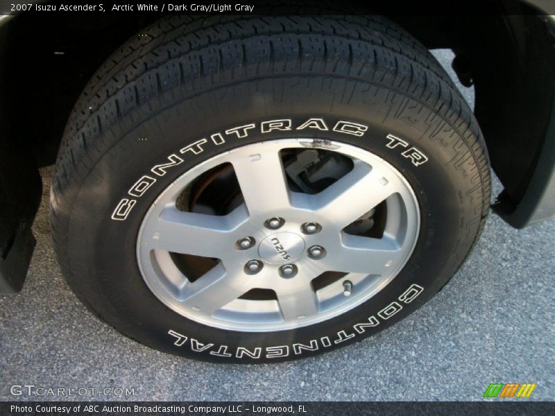 Arctic White / Dark Gray/Light Gray 2007 Isuzu Ascender S