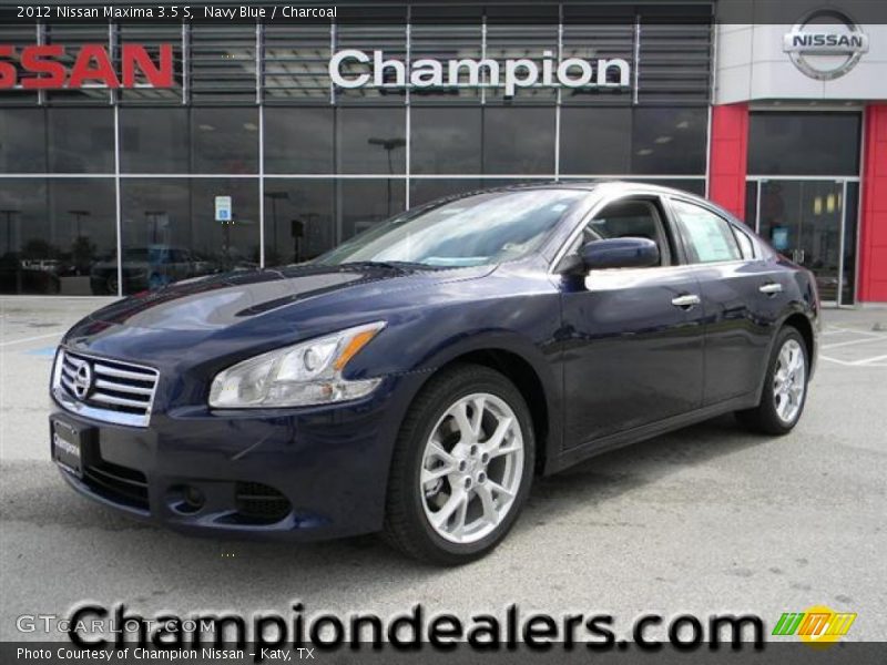 Navy Blue / Charcoal 2012 Nissan Maxima 3.5 S