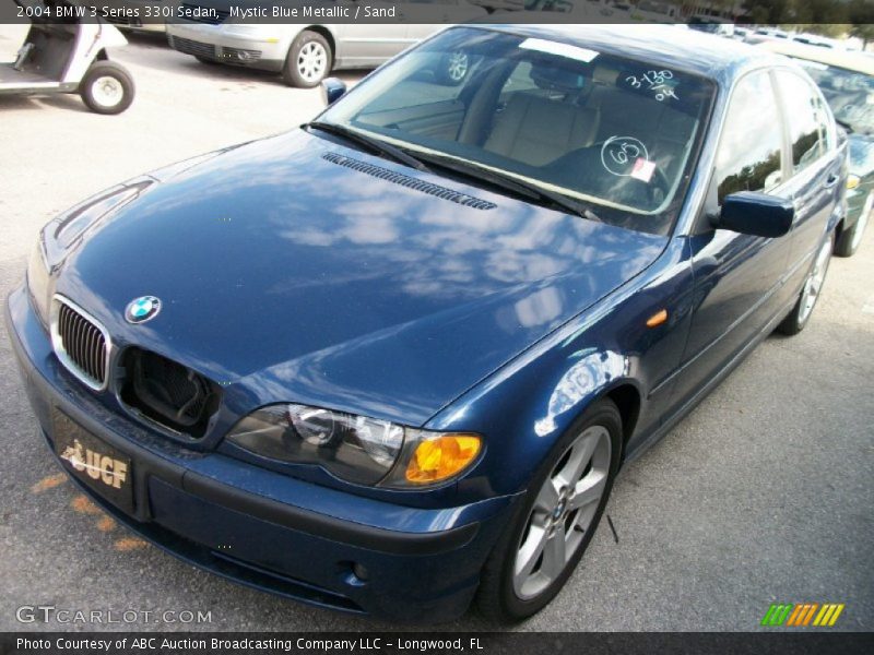 Mystic Blue Metallic / Sand 2004 BMW 3 Series 330i Sedan