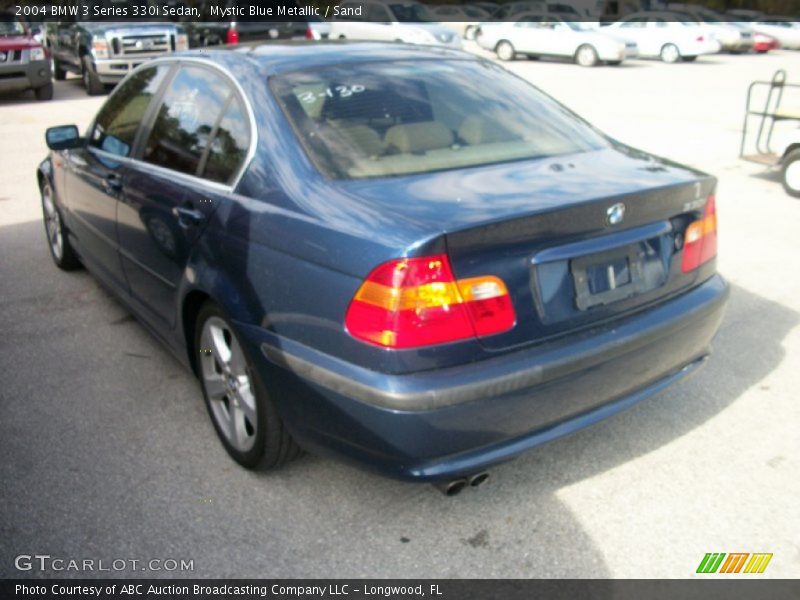 Mystic Blue Metallic / Sand 2004 BMW 3 Series 330i Sedan