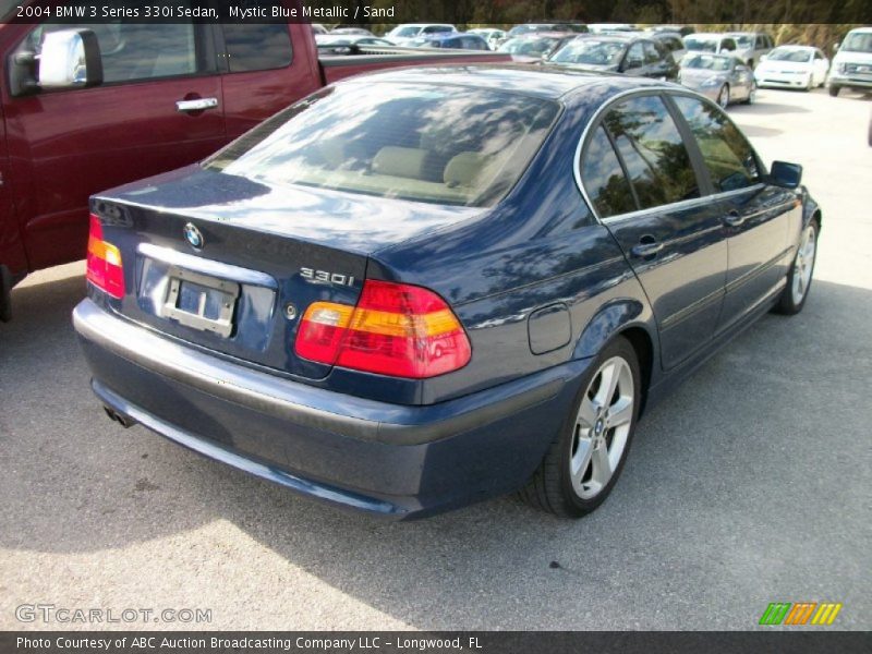 Mystic Blue Metallic / Sand 2004 BMW 3 Series 330i Sedan