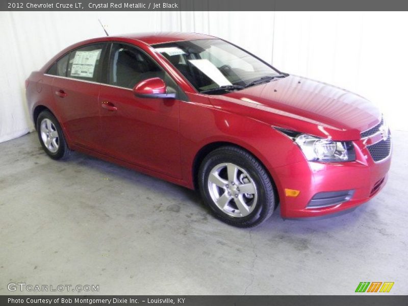 Crystal Red Metallic / Jet Black 2012 Chevrolet Cruze LT